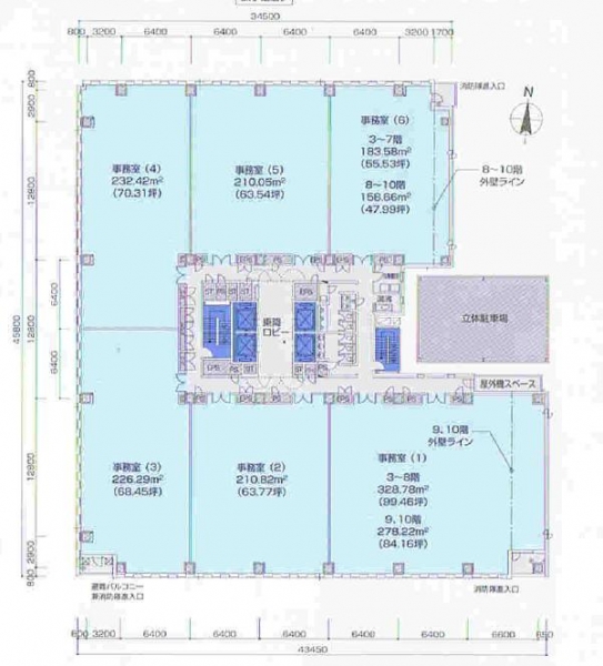 JRE名古屋広小路プレイス 図面