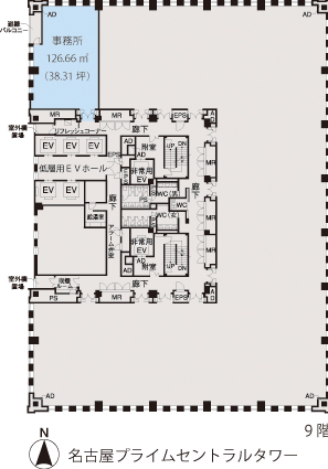 名古屋プライムセントラルタワー 図面