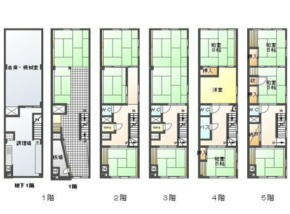 福づちビル（1棟貸） 図面