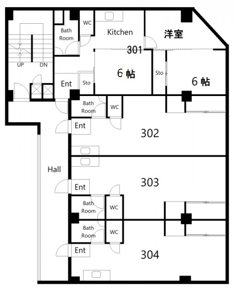 鏡園ビル 図面