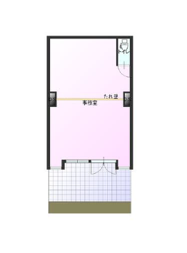 ナビジティ豊岡１階店舗 図面