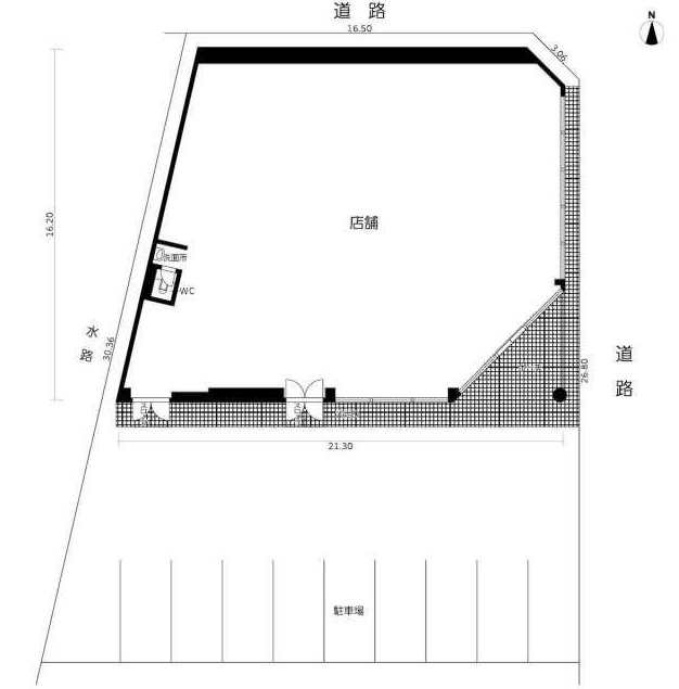 明正１丁目貸店舗 図面