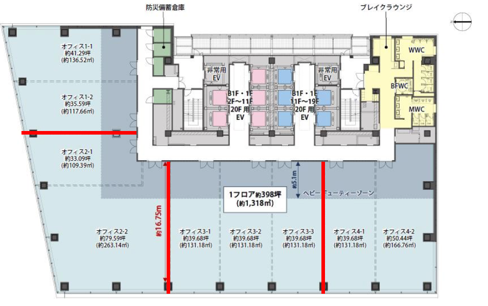 明治安田生命名古屋駅前ビル 図面