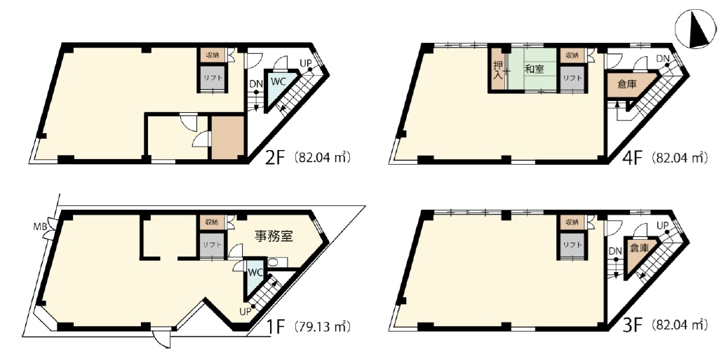 名駅２丁目一棟貸 図面